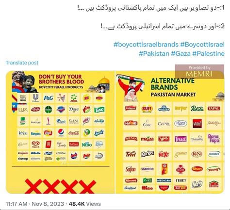 alternative brands for boycotts.